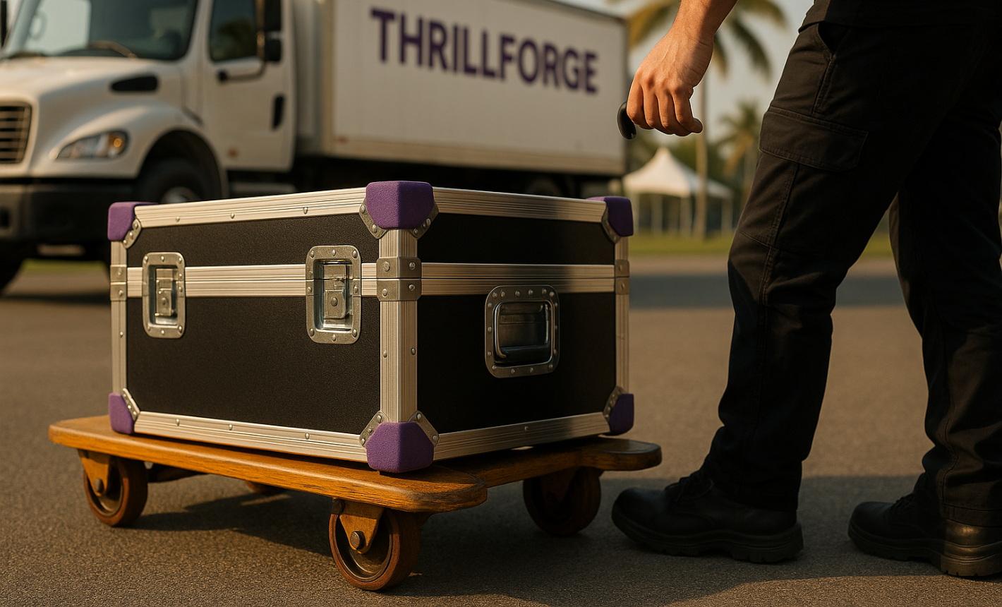 Logistics planning at a high-end Florida event